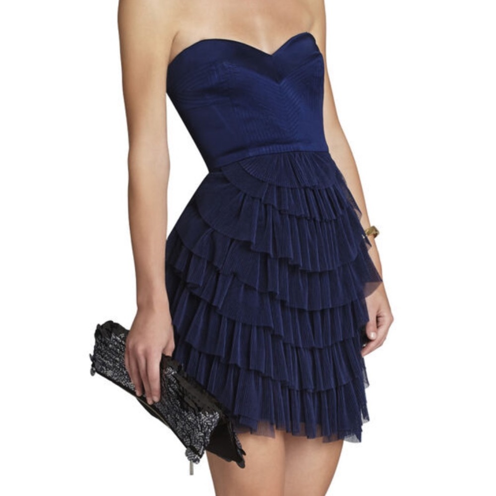BCBG Maxazria Sas Pleated Skirt Dress